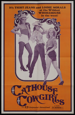 movie poster with three women posing
