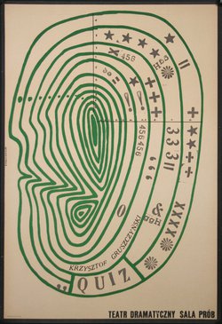 a green fingerprint diagram