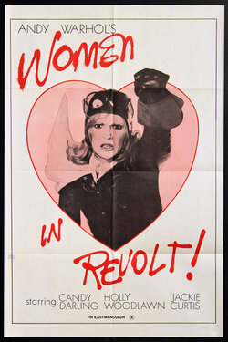 a poster of a woman with a heart and text