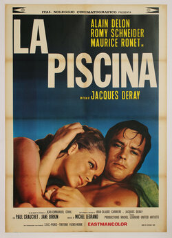 a movie poster of a man and woman