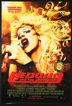 a poster of a woman singing into a microphone