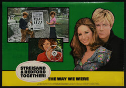 movie poster with a man and woman