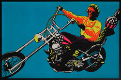 a man on a motorcycle