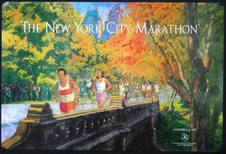 a poster of a marathon