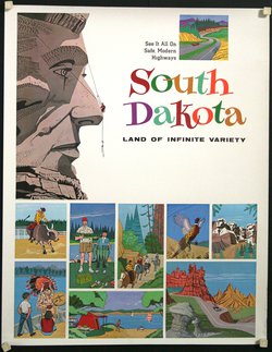 a poster of a country