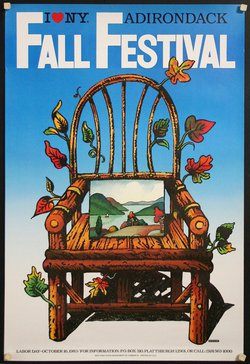 a poster with a chair