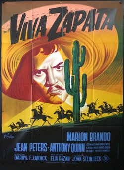 a poster of a man with a cactus