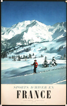 a woman skiing in the snow