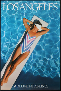 a woman lying on a floating raft in a pool