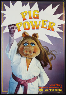 a poster of a puppet