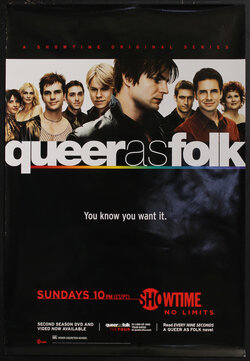 Poster with a many people