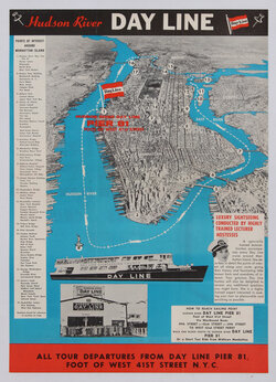 a boating route map of new york city