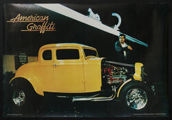 movie poster with a yellow car