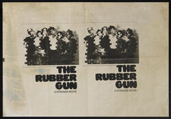 poster with two identical photos of a group of people