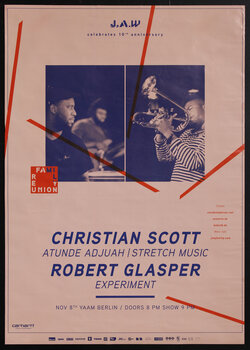 poster with jazz players