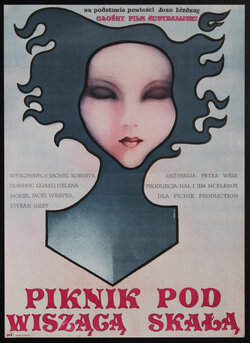 a poster of a woman's face