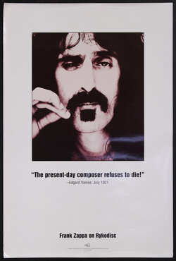 poster with a man with a mustache