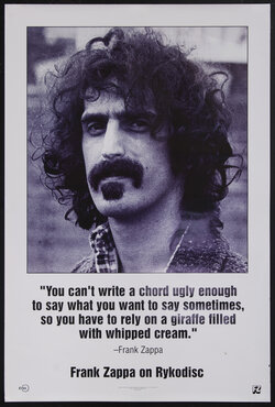 poster with a man with a mustache