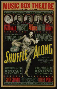 a poster with a woman dancing