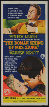 a movie poster of a man and a woman kissing