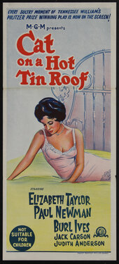 a movie poster of a woman in lingerie on a bed