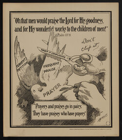 illustration of someone cutting a birds wing