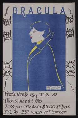 a poster of a vampire