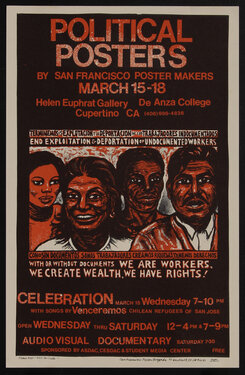 a poster of four people