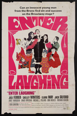a movie poster with an illustration of bunch of people laughing