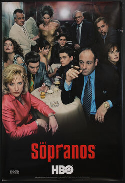 poster with a group of people around a table