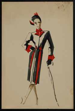 sketch of a woman